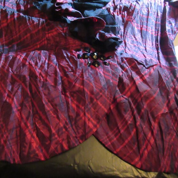 ALBERTO MAKALI Vintage Top Jacket Blouse Ruffles Crinkle 90s Unicorn Label Large - Picture 13 of 14